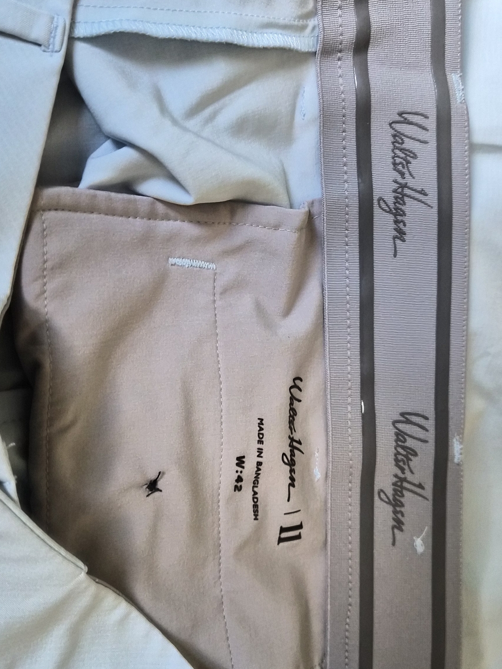 Walters Hagen Beige Golf Pants - Light Beige